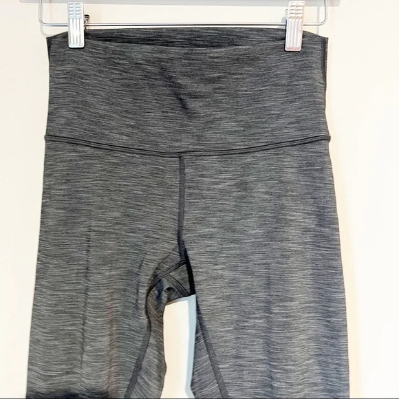 Lululemon Wunder Under Hi-Rise Brushed Full-On Luxtreme 25” Heathered Black - Picture 7 of 9